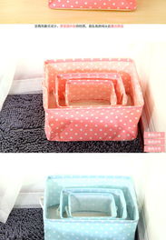 波點(diǎn)帆布收納籃 簡約田園風(fēng)，點(diǎn)亮家居收納新靈感